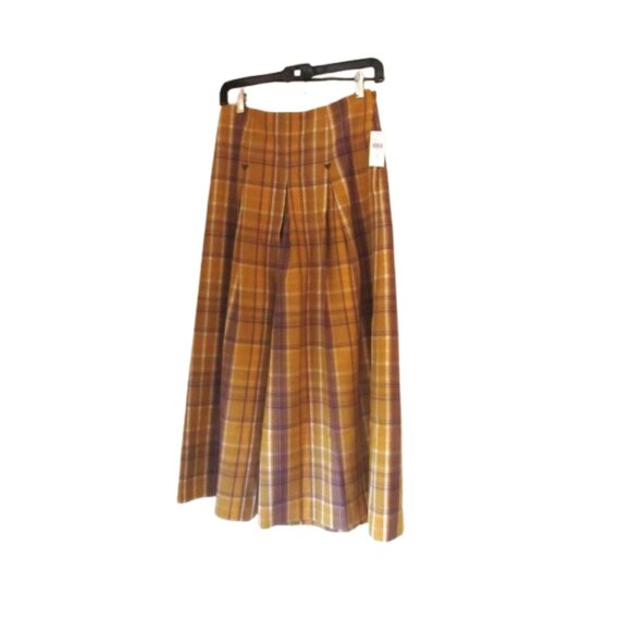 New w Tags, Anthropologie Maeve Kilt Culottes in Size 2 - Picture 2 of 8